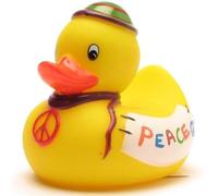 Duckshop Paoletta PeaceL8,5 cm I Papera di Gomma I Papera