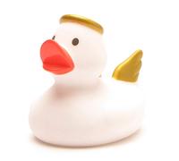 Duckshop - Papera di gomma angelo, bianca