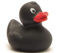 DUCKSHOP| Papera di gomma Jasmin nero 8 cm |Anatra de goma | L: 8 cm