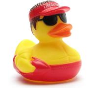Duckshop, paperella da bagno con paperella di salvataggio, lunghezza 8,5 cm