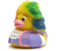 Duckshop Rock me Amadeus - Paperella da bagno - pride viola I cigolii L 9 cm