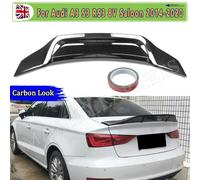 Ducktail Baule Posteriore Spoiler Per Audi A3 S3 RS3 8V Berlina 2014 2015 2016 2017 2018 2019 2020 Carbon Look RT Stile Tronco di Coda Ala
