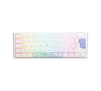 Ducky Channel One3 Pure White Mini RGB Red Cherry MX Switch Tastiera, layout UK
