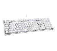 Ducky Compatibile One 2 White Edition PBT Gaming Tastatur, MX-Black, Weiße LED - Weiß