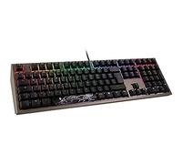 Ducky Compatibile Shine 7 PBT Gaming Tastatur, MX-Blue, RGB LED - Gunmetal