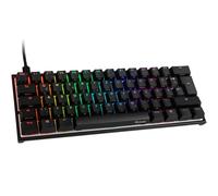 Ducky Compatibile con Mecha Mini Gaming Tastatur, MX-Speed-Silver, RGB-LED - Schwarz