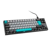 Ducky Miya Pro Moonlight TKL Gaming Tastatur per PC/Mac, MX-Red, Weiße LED - dunkelgrau