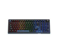 Ducky OK-M - Tastiera da gioco meccanica wireless al 98%: design con montaggio a guarnizione, interruttori sostituibili a caldo, smorzamento acustico a cinque strati, RGB, USB-C, 2,4 GHz, Bluetooth