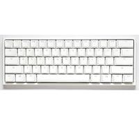 Ducky One 2 Pro - Mini tastiera meccanica White Edition, LED RGB - Cherry Silver (US)