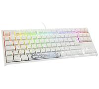 Ducky One 2 tkl pbt Gaming Tastiera, MX-Red, RGB LED - weiß