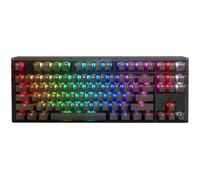 Ducky One 3 Aura Black TKL Gaming Keyboard, RGB LED - MX-Speed-Silver (US)