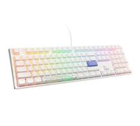 Ducky One 3 Classic Pure White Gaming Tastatur, RGB LED - MX-Blue (US)