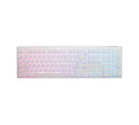 Ducky One 3 Classic Pure White Gaming Tastatur, RGB LED - MX-Blue (US)