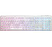 Ducky One 3 Classic Pure White Gaming Tastatur, RGB LED - MX-Speed-Silver