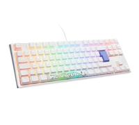 Ducky One 3 Classic, TKL 80%, Cherry Silent Red, RGB, Bianco - Layout ITA