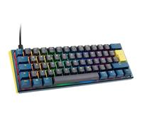 Ducky One 3 Daybreak Mini - Tastiera meccanica da gioco layout tedesco in formato 60% con interruttori Cherry MX Brown, hot-swappable (prese Kailh) e illuminazione RGB.