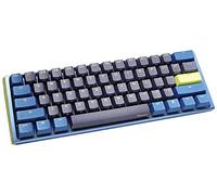 Ducky One 3 Daybreak Mini - Tastiera meccanica da gioco layout tedesco in formato 60% con interruttori Cherry MX Silent Red, hot-swappable (prese Kailh) e illuminazione RGB.