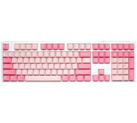 Ducky One 3 Gossamer Pink Tastiera USB Play Rosa Inglese Americano, Bianco - Nouvo
