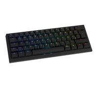 Ducky One X Mini Tastiera Wireless Gaming Nero - Tastiera 60% Interruttori Induttivi, Connettività Tri-Mode USB-C, 2.4GHz, Bluetooth, Trigger Rapido, scatto regolabile, RGB, tastiera ISO tedesca