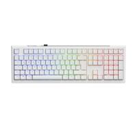 Ducky One X Wireless Gaming Tastiera Bianco - Full-Size, Interruttori induttivi, Connettività Tri-Mode (USB-C, 2.4GHz, Bluetooth), Rapid Trigger, scatto regolabile, RGB, tastiera ISO tedesca