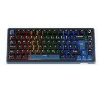 Ducky Tastiera meccanica da gioco OK-M 75 | Layout ISO-DE al 75%, switch linear KTT, hot swap, gasket-mount, PBT-Doubleshot, VIA, manopola, RGB