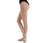 DUCMODA Collant convertibili da donna per danza, semi-opachi, ultra morbidi, per danza classica, per donne e ragazze Nudo xxl