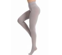 DUCMODA Collant Donna a Vita Alta 80 Denari, Elastici Collants Coprente, Fini-Collant da Donna oltre 20 colori,grigio,m