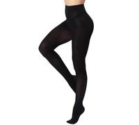 DUCMODA Collant Donna a Vita Alta 80 Denari, Elastici Collants Coprente, Fini-Collant da Donna oltre 20 colori,nero,l