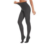 DUCMODA Collant Donna a Vita Alta 80 Denari, Elastici Collants Coprente, Fini-Collant da Donna oltre 20 colori,grigio scuro,s