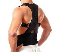 Ducomi Extreme Correttore di postura - con 12 magneti 800 Gauss, corsetto lombare, per uomini e donne, fascia cervicale regolabile e busto spalla