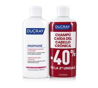 DUCRAY ANAPHASE anti-hair loss and anti-thinning shampoo pack of 2 x 400 ml