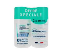 Ducray Hidrosis Control Ascelle roll-on antitraspiranti 2 x 40 ml