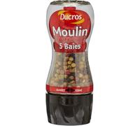Ducros Macinapepe con 5 bacche, 24 g, 3 pezzi