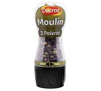 Ducros - Moulin 3 Peppers 34G - Lot De 3 - Prezzo Per Lotto - Consegna Veloce