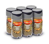 DUCROS - Spezie da cucina - pepe grigio macinato, n. 7 Classic - intensità media - per condimento - 36 g - 6 pezzi