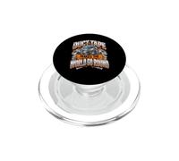 Duct Tape World Go Round Camicia con nastro adesivo PopSockets PopGrip per MagSafe