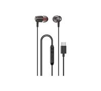 DUDAO Cuffie Cablate Dudao X1Prot Da 1,2 M Per Telefoni Samsung Usb-C Smartphone, Nero