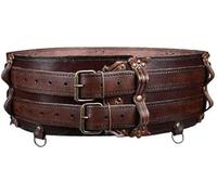 Dudaqing Cuoio, avventuriero medievale, doppio, regalo steampunk, adatto per uomini e donne, marrone scuro