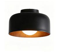 DUddTTW Plafoniera for corridoio Lampada da soffitto a Sospensione Illuminazione a LED for Montaggio a Semi-Incasso Vicino alla plafoniera Lampadario Facile da installare(Svart)