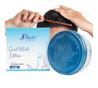 Dude Pomade - Pomata per capelli a tenuta forte da uomo - Gel naturale per acconciare i capelli - a base d'acqua e leggermente profumata - per tutti i tipi di capelli - 113,4 g