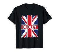 Dudley - Bandiera Britannica Vintage Union Jack Maglietta