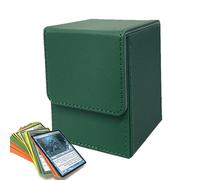 DUDOK Supporto magnetico per copertura, custodie per mazzi di carte in pelle PU | Scatola da mazzo di carte per oltre 100 carte con organizzazione rapida per giocatori di carte da gioco