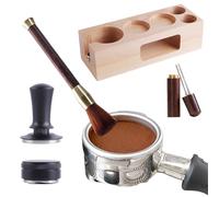 Dudsodi Kit Per La Pressatura Del Caffè,5 Pezzi Strumento Universale Ergonomico e Antiscivolo,Set di per Pressino da Caffè | Uso in Casa Cucina Bar Bancone Negozio Ufficio Caffetteria e Altri