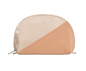DuDu Antille Borsa cosmetica in pelle 20 cm oro rosa