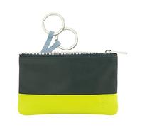 DUDU Astuccio portachiavi colorato in pelle uomo donna formato bustina con zip Mangrove
