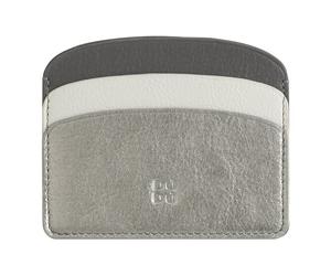 DuDu Boracay Custodia per carta di credito Pelle 10 cm grigio