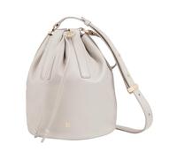 DUDU Borsa a Secchiello Donna in Pelle Grande con Tracolla Regolabile e Chiusura a Coulisse - Borsa Elegante, Spaziosa e Pratica per Uso Quotidiano e Occasioni Speciali Perla