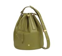 DUDU Borsa a Secchiello Donna in Pelle Grande con Tracolla Regolabile e Chiusura a Coulisse - Borsa Elegante, Spaziosa e Pratica per Uso Quotidiano e Occasioni Speciali Olive green