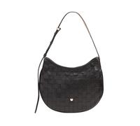 DuDu Borsa a Spalla Donna in Vera Pelle Intrecciata - Elegante Borsa Hobo con Tracolla Regolabile e Cerniera Zip, Design Artigianale, Capiente e Versatile Nero rosa