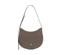 DUDU Borsa a Spalla Donna in Vera Pelle Intrecciata - Elegante Borsa Hobo con Tracolla Regolabile e Cerniera Zip, Design Artigianale, Capiente e Versatile Taupe